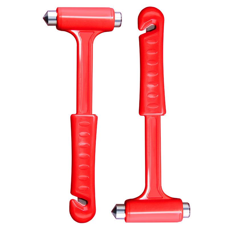 2 In1 Car Safety Hammer Window Breaker Seat Belt Cutter Multifunction Emergency Escape Tool Automobile Safety Life-saving Hammer