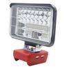 Wireless LED Work Light 5inch  48LED 7200LM Dual USB Port for Milwaukee Cordless M18 18V Battery