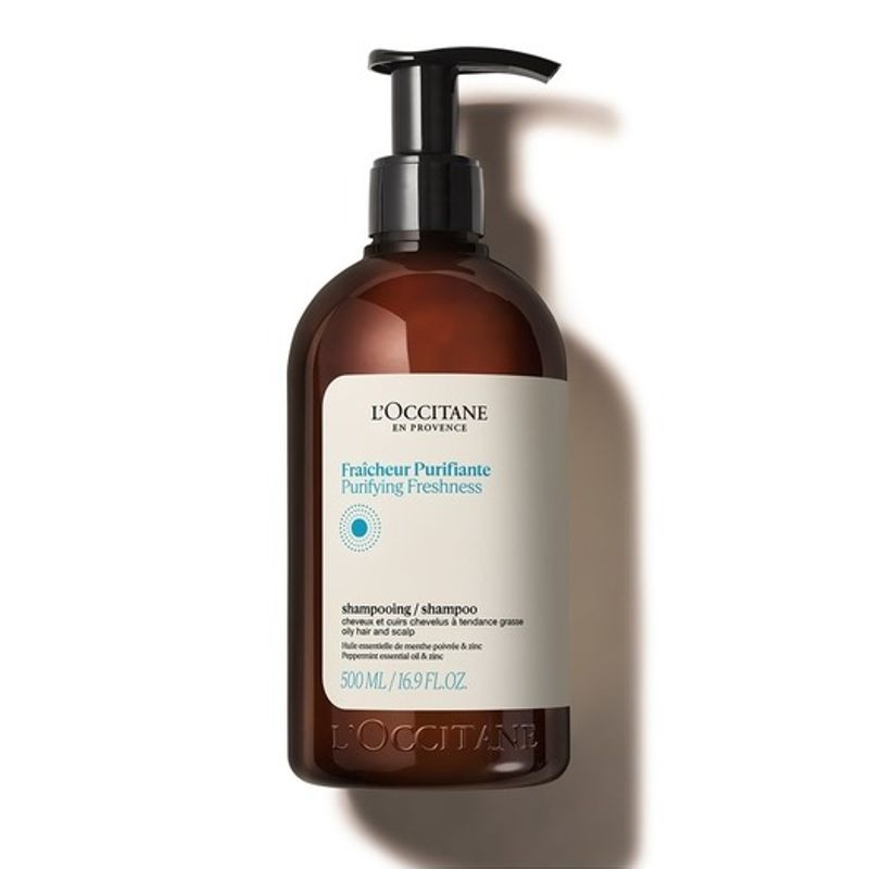 LOCCITANE [Scalp Cooling] Purifying Freshness Shampoo 500ml FREE