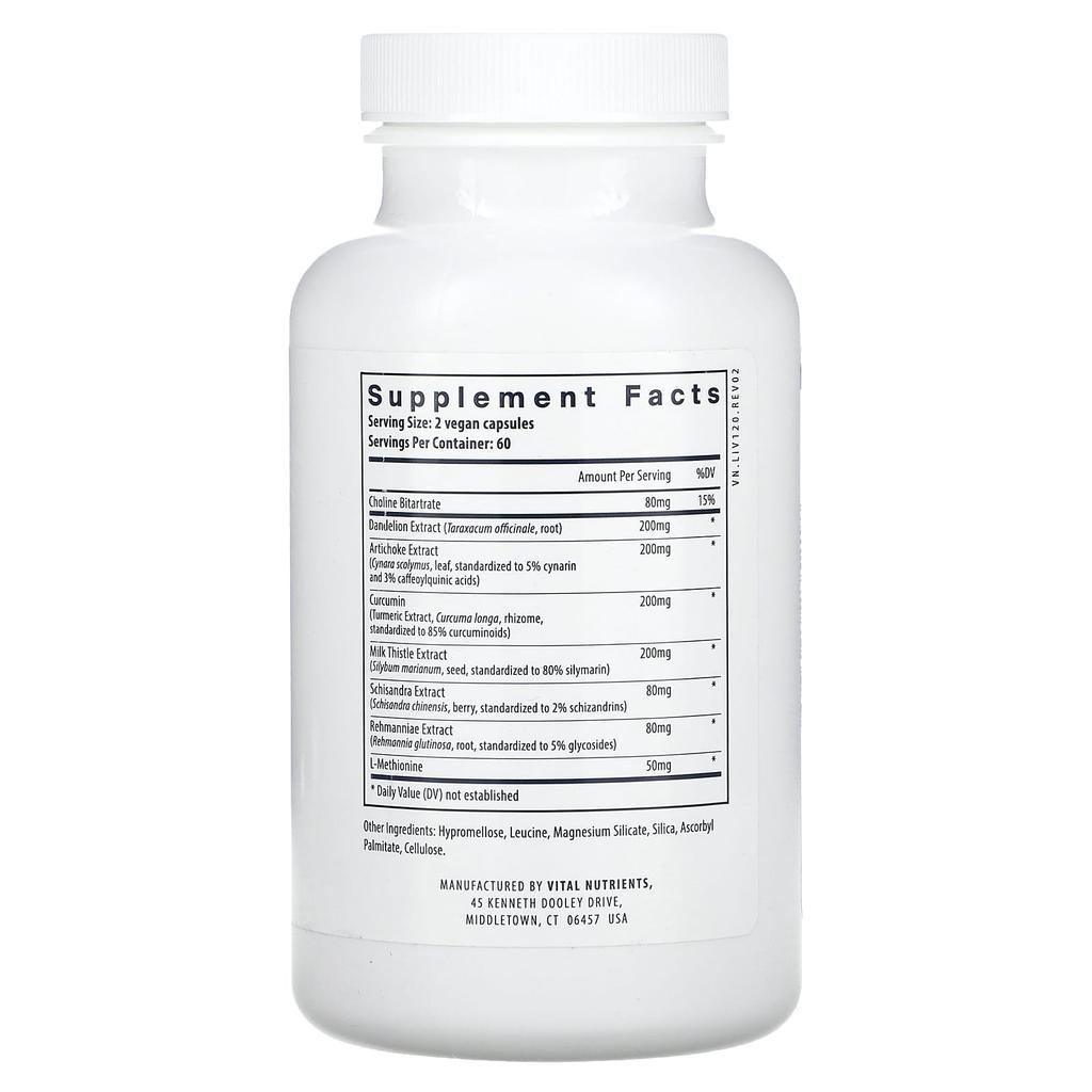 Liver Support, 120 Veggie Capsules