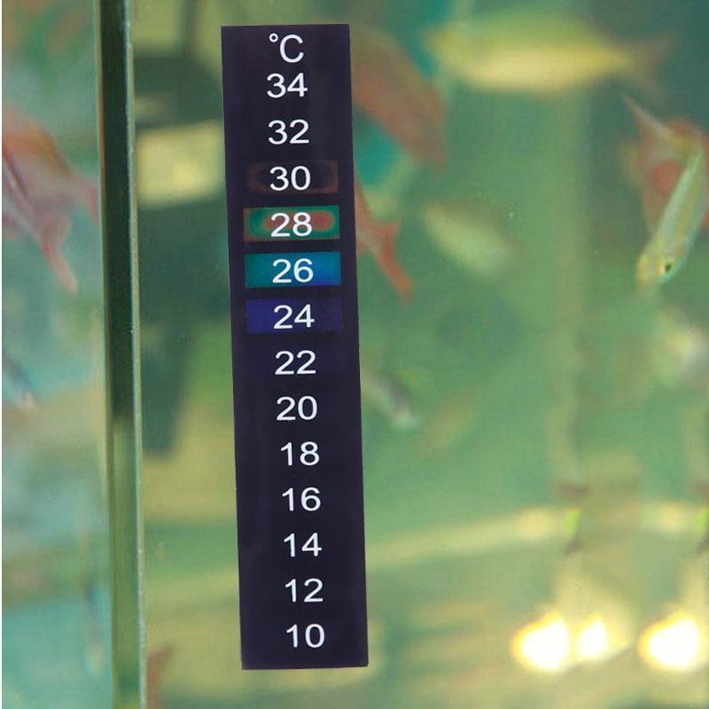 Buy Dual Scale Aquarium Fish Tank Temperature Thermometer Sticker