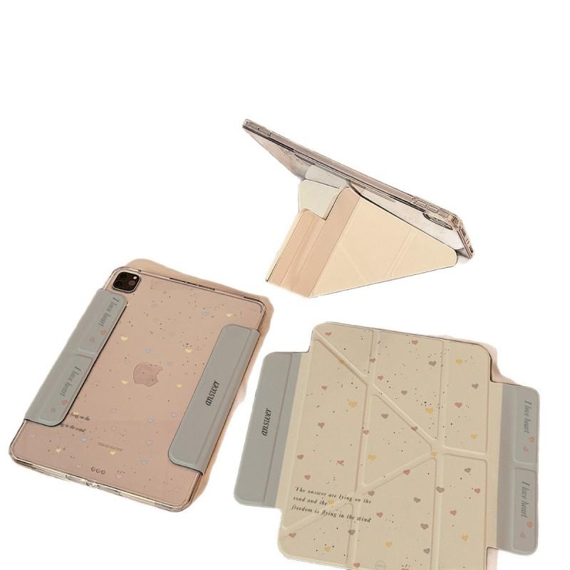 Magnetic Detachable IPad Case Air 7 Pro 11 Inch With Auto Sleep Wake Acrylic Full Cover Cartoon Design