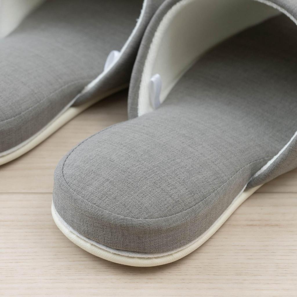 LANCETTI Senko Liguria Size 47170 Slippers, 23.5-25cm, Gray,