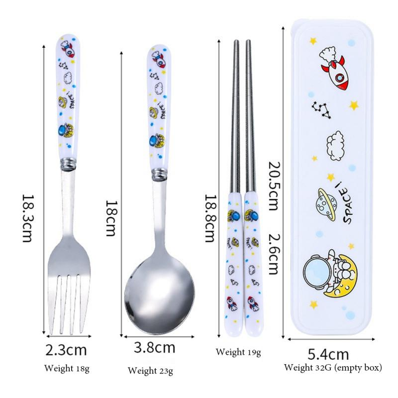 /set Portable Stainless Steel Tableware fold knife utensil spoon set Spoon Fork Knife Dinnerware Camping Cooking flatware