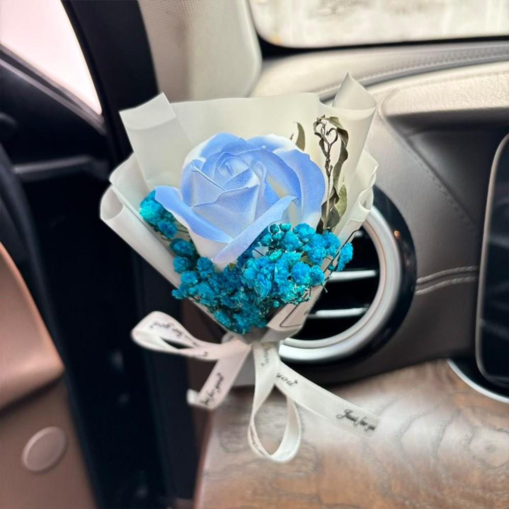 KJOY 4 PCS Dried Flower Car Air Freshener Aromatherapy Interior Air Outlet Decoration Accessory for Vehicle Room Decoration