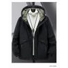 M8XL Fattened Plus Size% White Duck Down 24 Winter Down Jacket Trendy Brand Thickened Warm Jacket Men's Clothing