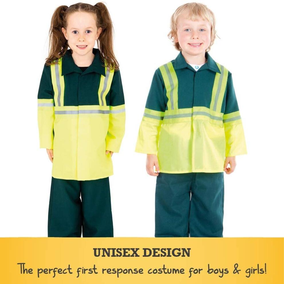 Kids Paramedic Costume, High Quality Kids Paramedic Dress Up 3-5 Years | Kids Dress Up Fancy Dress for Kids & Toddlers | Dress Up for Girls & Boys,