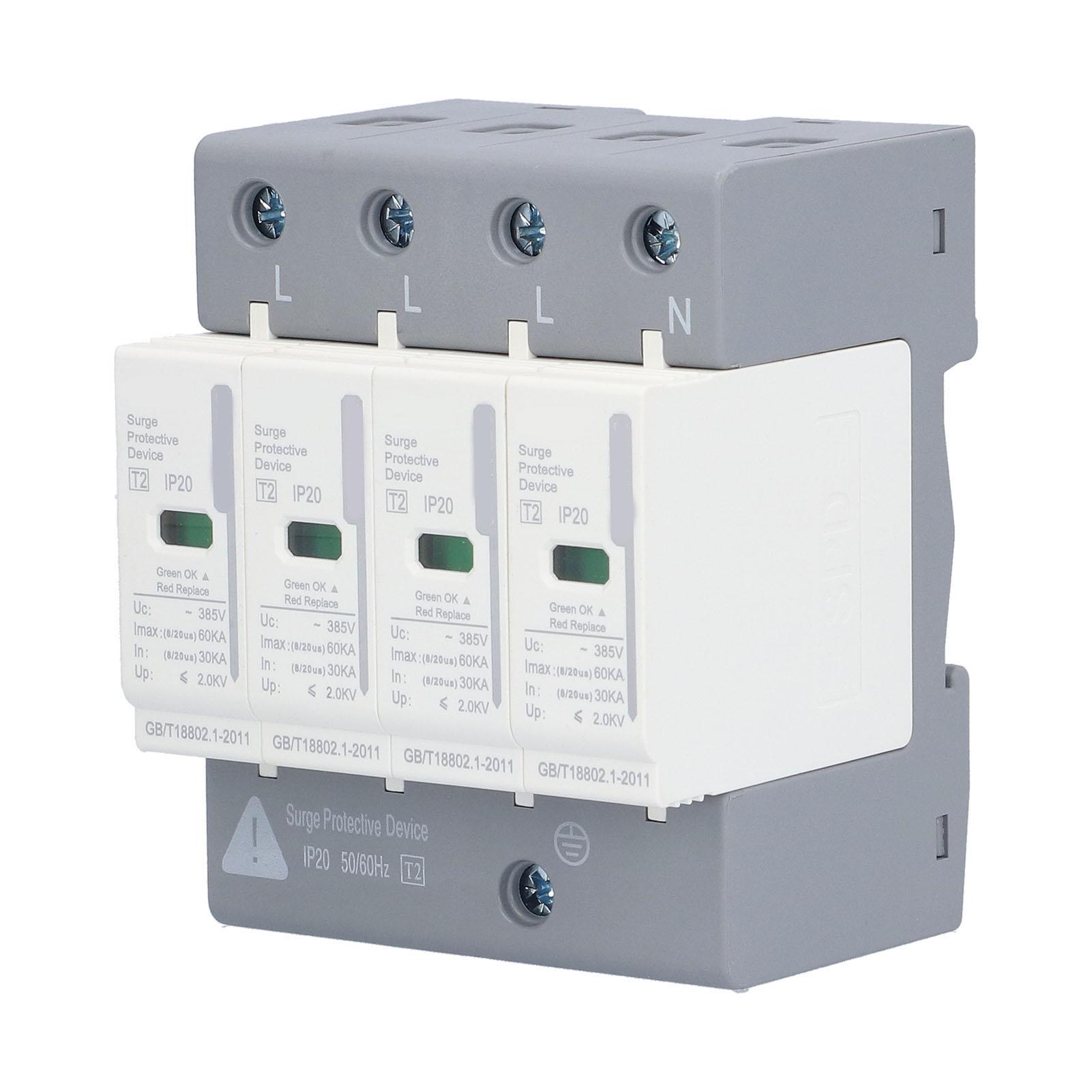 

BERM Surge Protective Device Arrester SPD Electric Circuit Protector 220V 380V 4P60KA