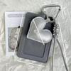 Pu Leather Card Holder Kpop Idol Photocard Holder Keychain Idol Photo Cards Sleeve Photo Display Pendant Cards Cover