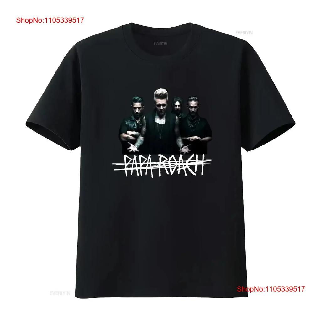 Papa Roach Logo Band Baumwolle Schwarz S 5XL T-Shirt 2D320 vintage gewaschen für den täglichen Gebrauch lässig