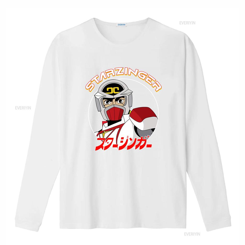 Starzinger Retro Japanese Sci Fi Space Opera Animated T Shirt for Unique Design vintage Washed Soft Stretched Unisex streetwear