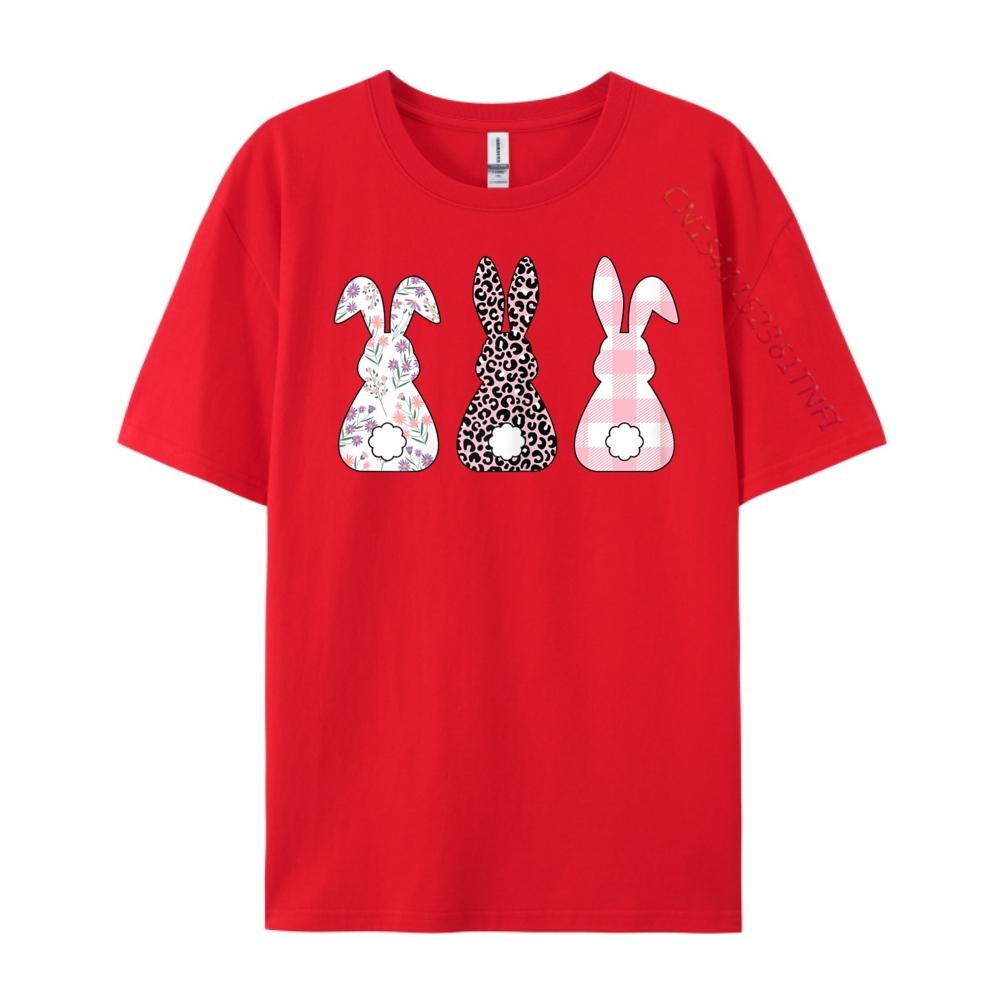 

Cute Pink Leopard Plaid Flower Happy Easter Bunny Rabbit Graphic Tees Vintage Streetwear Tops T Shirt S