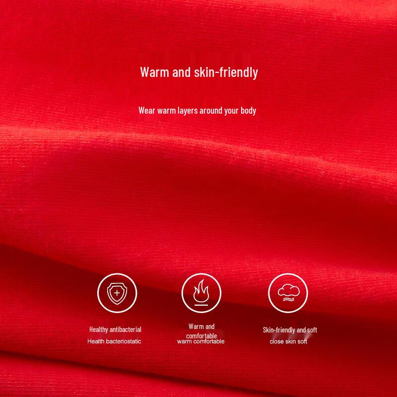 PLAYBOY Men's Red Boxer Briefs & Socks Set