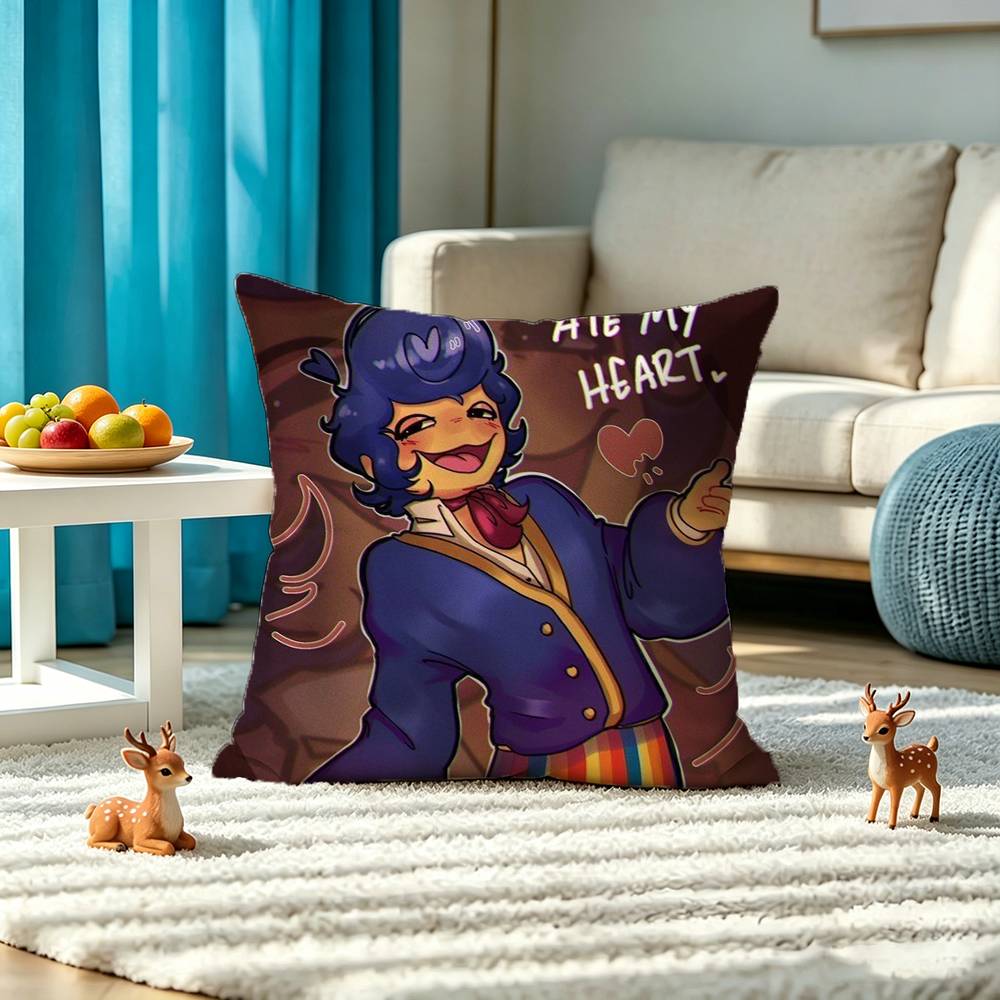 Wally Darling Game Welcome Home Square Double-Sided printed Pillow Case Bedroom Bedside Pillow Sofa Cushion Cover