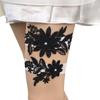 European & American Bridal Chiffon Flower Rhinestone Garter
