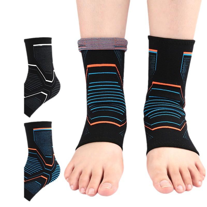 Pressurized Elastic Ankle Brace for Hiking and Sports - Shock Absorption & Pressure Relief Support