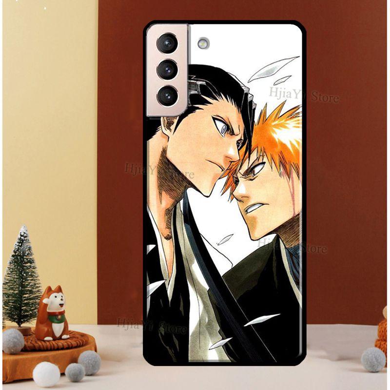 

Чехол с аниме Byakuya Kuchiki BLEACH для Samsung Galaxy S20 FE S8 S9 S10 Plus Note 10 Note 20 S22 S21 Ultra, чехол для телефона Note 20 Ultra