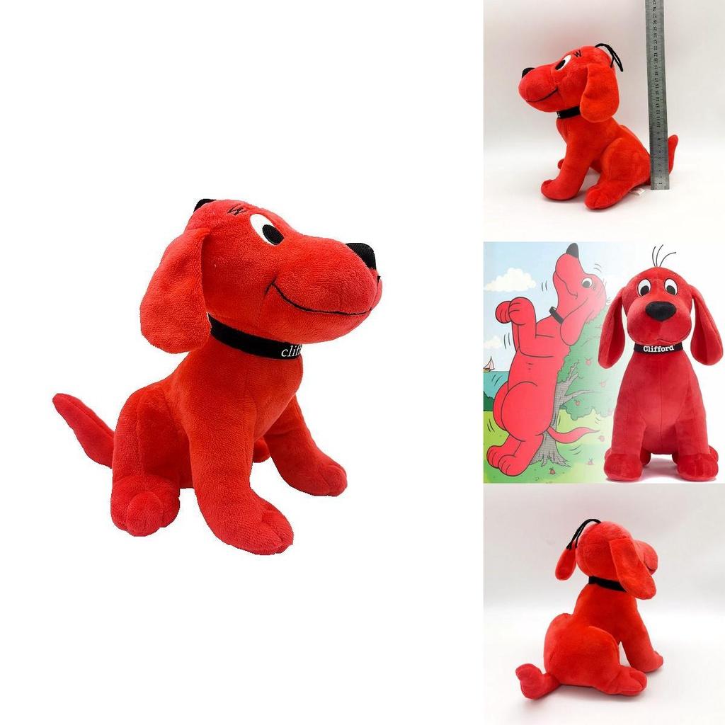 Søt Clifford den store røde hunden plysjleke for barn med mykt fylt design