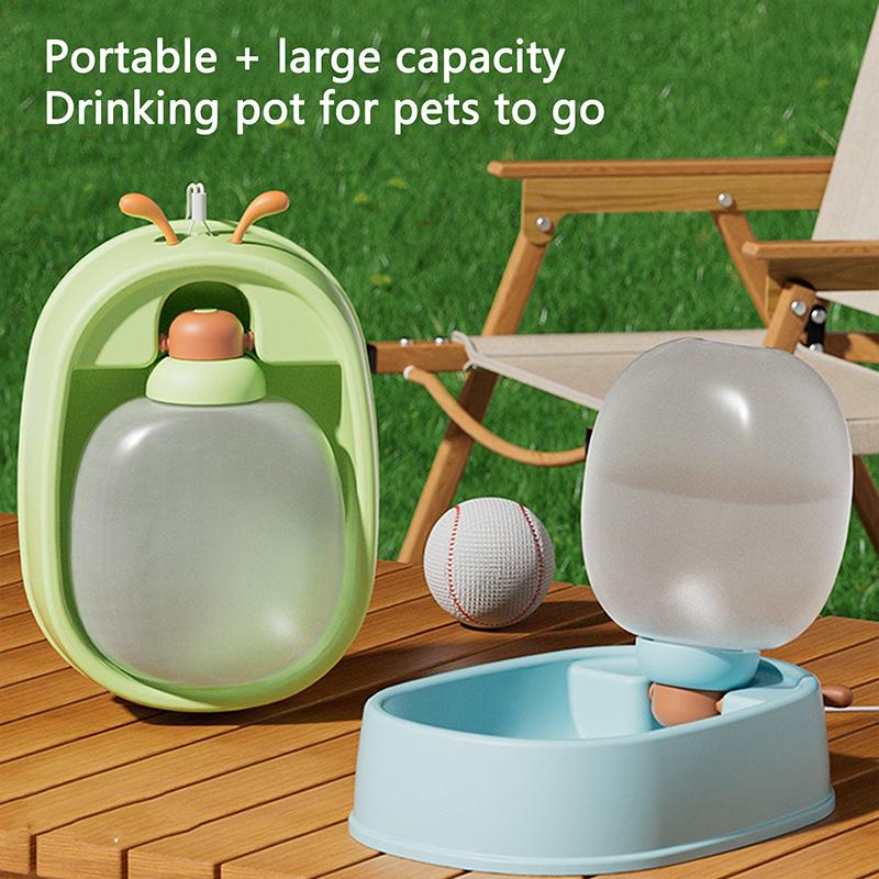 Portable High-Capacity Dog Cat Water Bottle Puppy Pet Feeder Bowl Outdoor Travel Leak-Proof Pet Water Container Pet Supplies