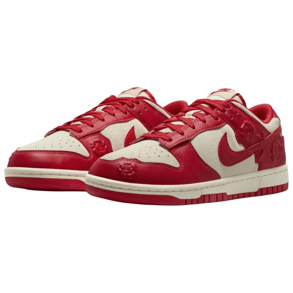 Nike Dunk Low Red Roses Women's Skate Shoes Sneakers HF1986-100