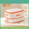 Large Capacity Clothes Storage Bag With Mesh Organizer For Bedroom Wardrobe Cleanout