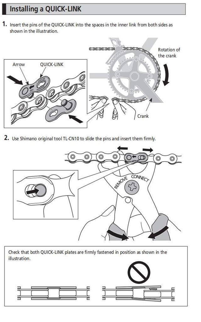 SHIMANO 11-Speed Chain Quick Link Connectors SM-CN900 (2 pairs)