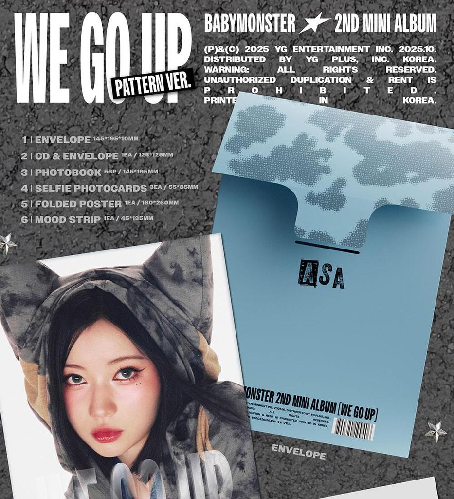 (VZOR ver.) BABYMONSTER [WE GO UP] 2. mini album