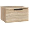 VidaXL Wall-mounted Bedside Tables 2 Pcs Sonoma Oak 34x30x20 Cm811383