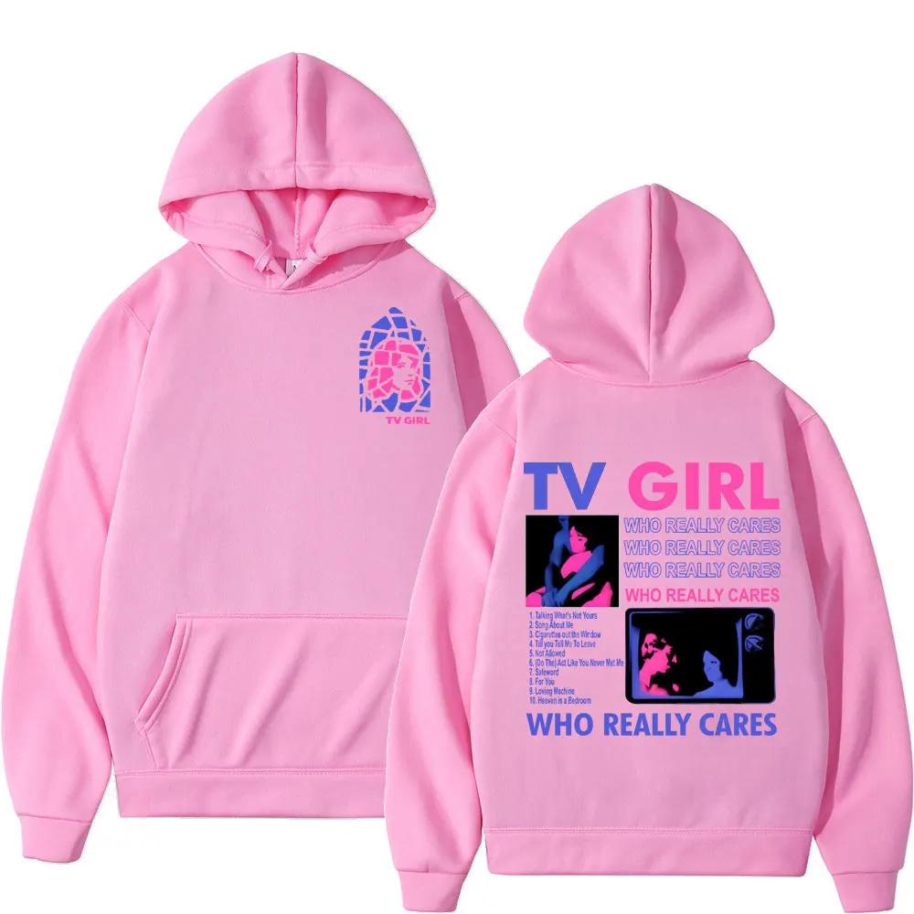 TV Girl Men's printed hoodie retro fashion Sweatshirt Harajuku Y2k hoodie