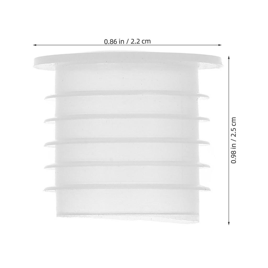 100Pcs Plastic Salt Shaker Replacement Stoppers Reusable Leakproof Inner Plugs for Bottles Flower Pots Pipes Salt Shaker Plug