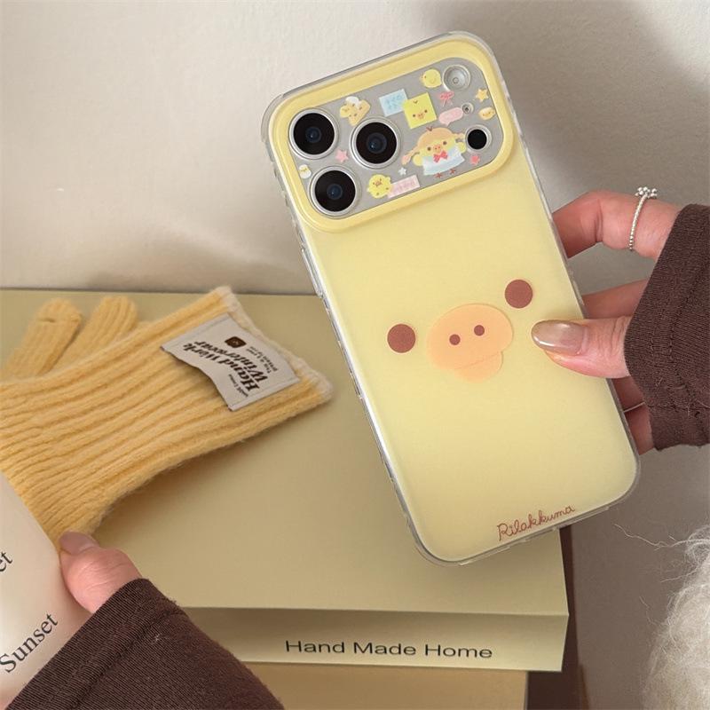 

Модный Мультяшный Желтый Утенок Чехол для iPhone 17, Apple 16 Pro Max, 15, 14 Apple 14
