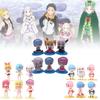 A Life In Different World From Zero Characters Toys Model Gift 6pcs Decoration