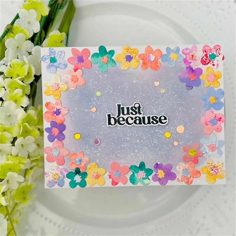 Flower Cutting Dies Carbon Steel Die Cut Metal Embossing Templates Decorative Embossing Paper Die Cut for Card Making