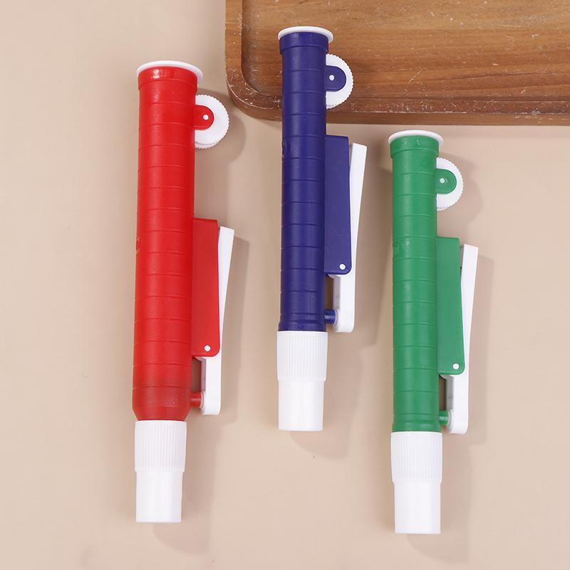 Pipettierhilfe Schnellverschluss Pipettenpumpe Manuelle Pipettierpumpe Verwendung mit graduierter Transferpipette VOL.2 ml/10 ml/25 ml