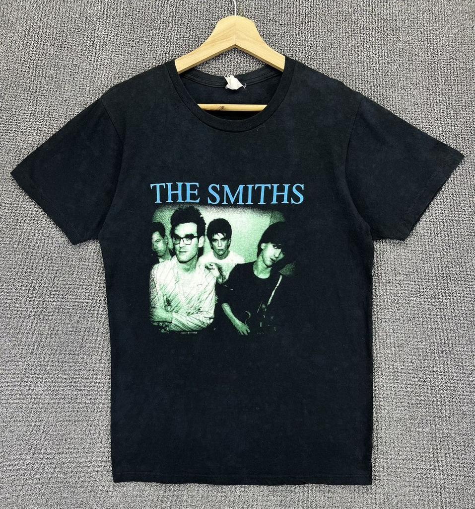The Smiths Punk Rock Band Black Short Sleeve Unisex Tshirt Reprint S5XL KH8892