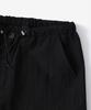 NOIRER FOR WOMAN Cotton-Nylon Parachute Pants (Black)