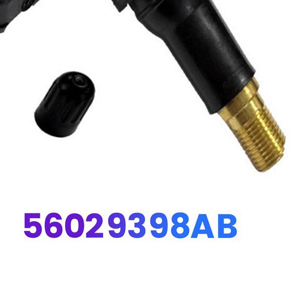 Black ABS Material: Compatible with Dodge, Fiat, Jeep, and Chrysler Tire Pressure Sensors.