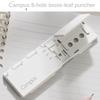 8-Hole Punch for Loose Leaf Binder, Office Stationery for A5/B5/A4 Paper, Lightweight and Easy To Carry, Efficient Punching