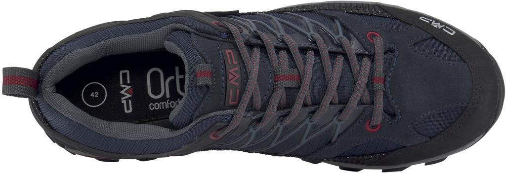 CMP Rigel Low Trekking Shoes (3Q54457) (3Q54457-62BN) Asphalt/syrah