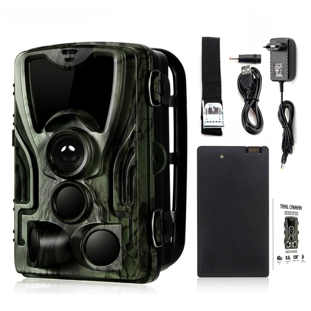 HC-801A Hunting Camera With 5000Mah Lithium Battery Night Vision 16MP Trail Camera Waterproof Photo Traps 0.3s 940nm Wild Camera