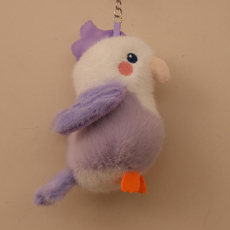 

Милая мультяшная птица, плюшевая игрушка, кукла, сумка, брелок, украшение, подвесная цепочка, детский подарок, кулон 4 inches