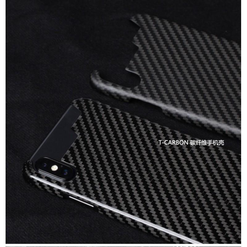 Ultra tenké pouzdro na telefon z uhlíkových vláken pro iPhone X Nárazuvzdorný ochranný kryt Štíhlé přiléhavé Lehký Stylové