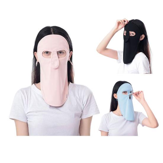 Ochrana obličeje proti slunci Ledové hedvábí Chladivá pokožka Ultralehká Prodyšná látka Ochrana celého obličeje a krku Kryt z ledového hedvábí