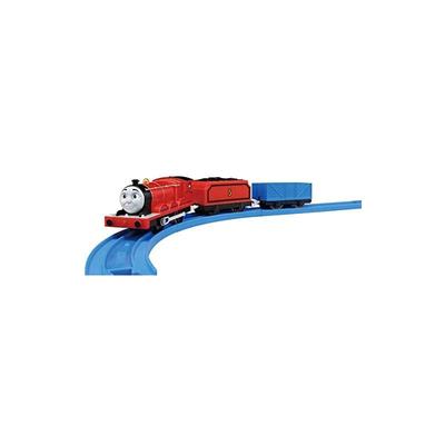 Takara Tomy "Plarail Thomas OT-03 Talking James English Plus" Train Toy for Ages 3 and Up, Meets Toy Safety Standards, ST Mark Certified