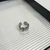 Punk Silver Color Geometric Rings For Women Minimalist Metal Irregular Line Open Ring Statement Jewelry Party Christmas Gifts