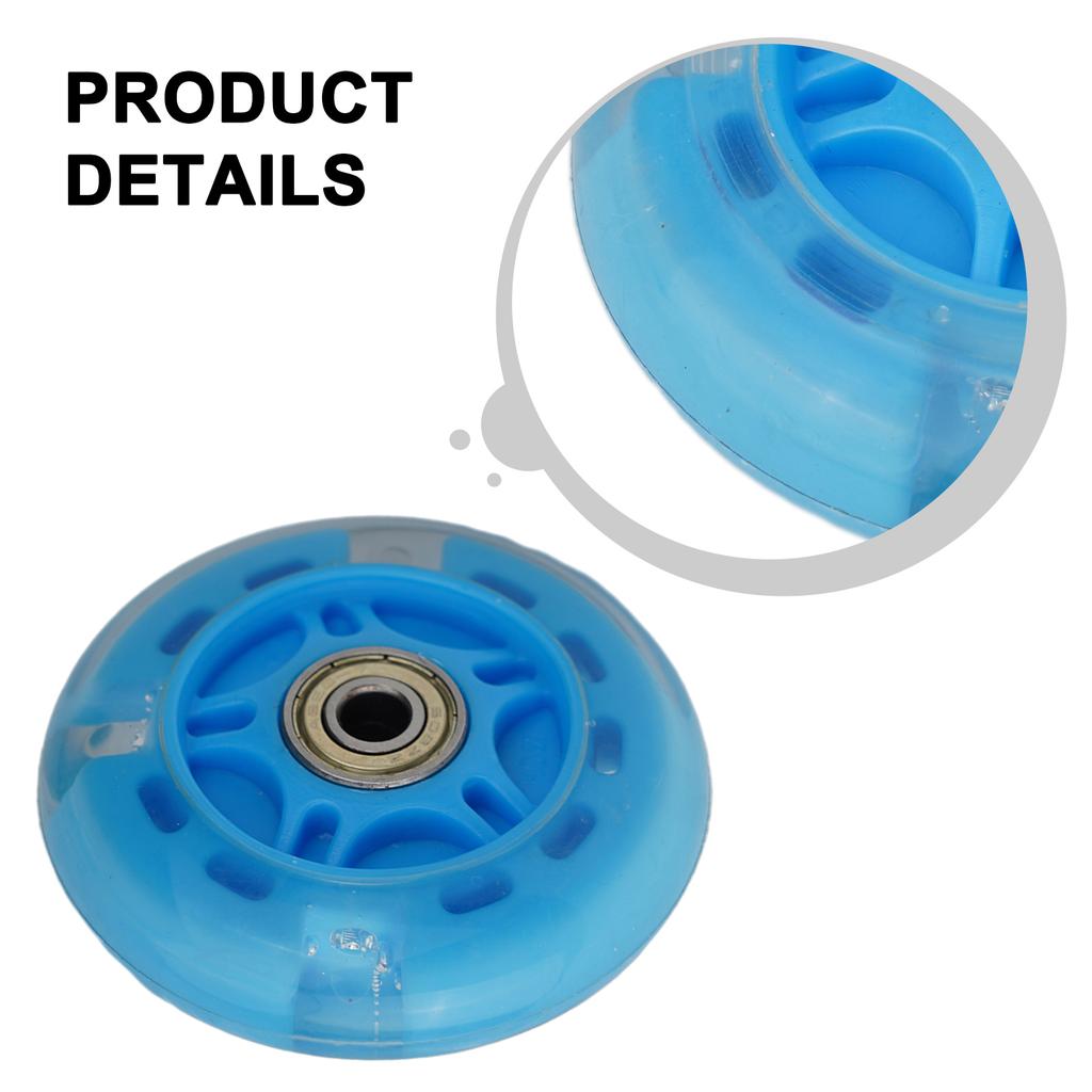 New For Micro-Scooter Wheels LED Flash Wheel 2.2cm 80mm Outdoor Accessories Sale