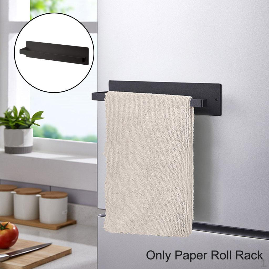 

Держатель рулона бумаги-подложки Вешалка для полотенец Органайзер для туалета чёрный