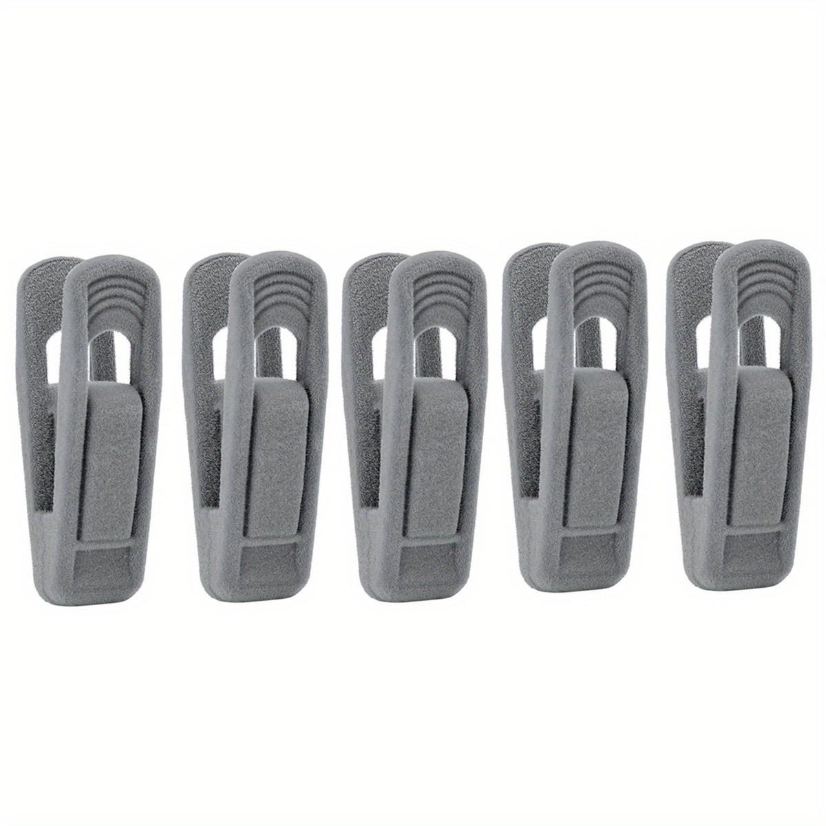 

5 шт. бархатных зажимов для вешалок, прищепки для вешалок для брюк, вешалок для юбок, прочные зажимы, товары для балкона, аксессуары для спальни, органайзер для гардероба