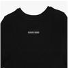 Marincer Wtt023a Cjer0011 Bk99 Moon Logo Embroidery Cutout Women S Short Sleeve Tee