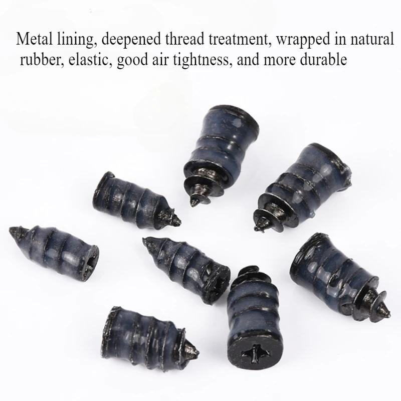 10pcs/set Quick and Non-destructive Car Tire Repair Glue Nail Motorcycle Electric Bike Bicycle Tire Repair Accessories